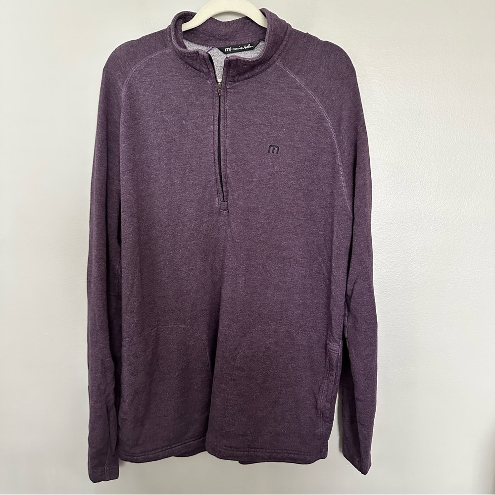 Travis Matthew 1/2 zipped long sleeve pullover